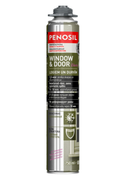 PENOSIL Window & Door Elastic montāžas putas